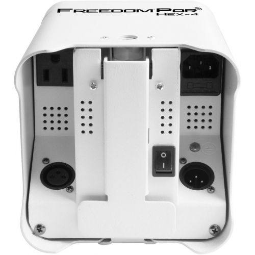  CHAUVET DJ Freedom Par Hex-4 Battery-PoweredWireless RGBAW+UV LED Par Wash Light - White White