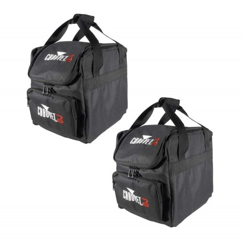  CHAUVET DJ (2) CHAUVET CHS-25 VIP Gear DJ Equipment Bags for (4) SlimPAR 64 or RGBA Lights