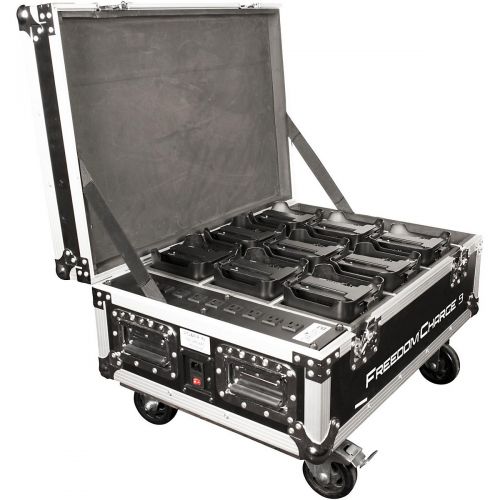  CHAUVET DJ Freedom Charge 9 StageDJ Light Rolling Road Case