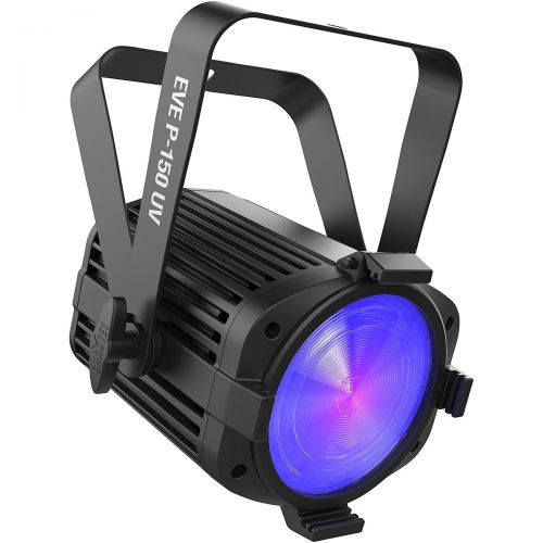  CHAUVET DJ},description:EVE P-150 UV is a brawny black light cannon fitted with 40 UV LEDs emitting 150 watts of ultraviolet illumination. The unit is designed without a fan and it