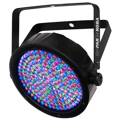  (2) Chauvet DJ SlimPar 64 RGBA LED DMX Compact Slim Par Can Stage Light Effects