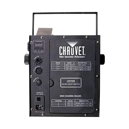  CHAUVET DJ Hurricane 533 Watt Haze 2D Water-Based Haze Machine, 2 Gal HFG Fluids