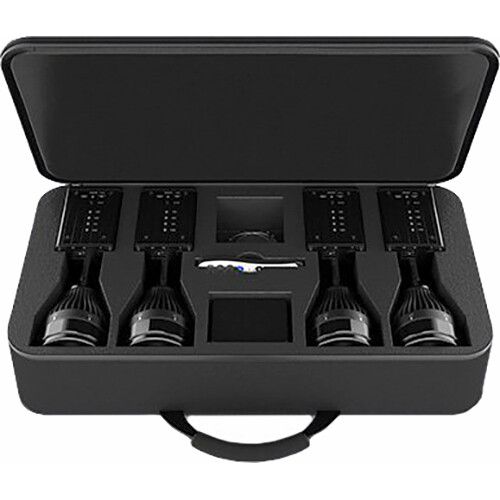  CHAUVET DJ EZPin Zoom Battery-Powered LED Pin Spot Kit (4-Pack)