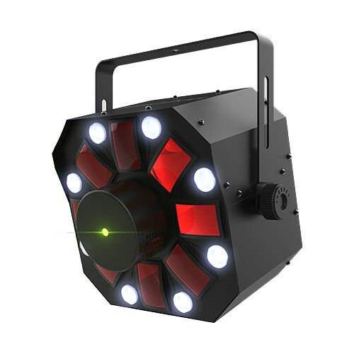  CHAUVET DJ Swarm 5 FX ILS 3-in-1 Multi-Effects with Derby, Lasers, and Strobe (2-Pack)