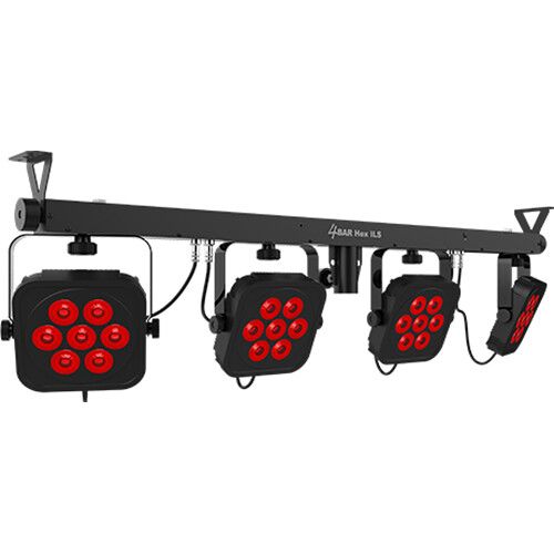  CHAUVET DJ 4BAR Hex ILS All-in-One RGBAW+UV 4-Par Wash Light System