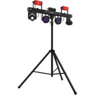 CHAUVET DJ GigBAR Move ILS 5-in-1 Lighting System with Moving Heads, Pars, Derbys, Strobe, and Laser Effects