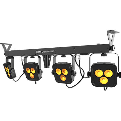  CHAUVET DJ 4BAR LT QuadBT ILS All-in-One RGBA 4-Par Wash Light System with Bluetooth