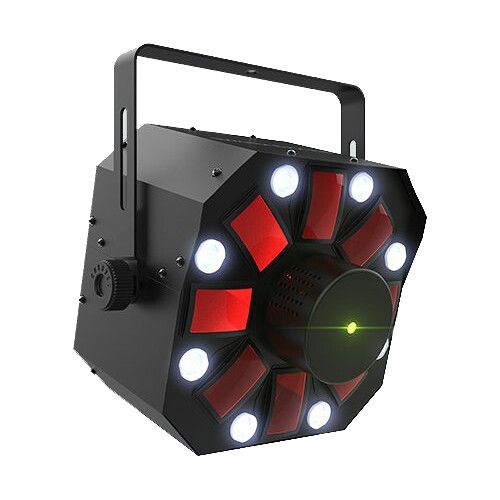  CHAUVET DJ Swarm 5 FX ILS 3-in-1 Multi-Effects Kit with DMX Cable, O-Clamp, and Safety Cable