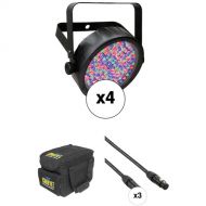 CHAUVET DJ SlimPAR 56 LED Quad Kit