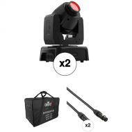 CHAUVET DJ Intimidator Spot 110 LED Moving-Head Light Fixture Kit with Case and Cables
