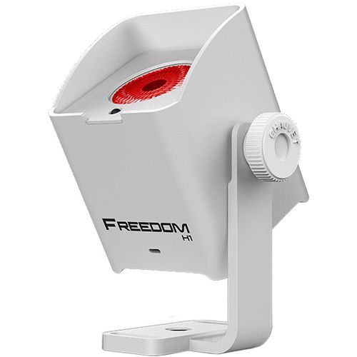  CHAUVET DJ Freedom H1 Battery-Powered Wireless LED Wash Light System (4 Fixtures, White Housing)