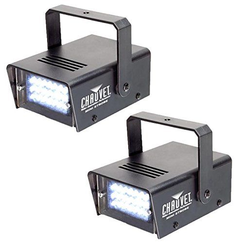  2) CHAUVET DJ CH730 Adjustable 1-12 FlashSec Mini Strobe LED Club Light Effects