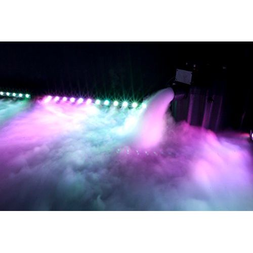  CHAUVET DJ Chauvet Nimbus Dry Ice Low Lying Smoke Fog Machine + Mini Strobe 21 LED (4 Pack)