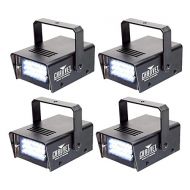4 CHAUVET DJ CH730 Adjustable 1-12 FlashSec Mini Strobe LED Club Light Effects