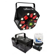 CHAUVET DJ Chauvet DJ Swarm 5 FX LED Derby Laser Light Effect + Hurricane H700 Fog Machine