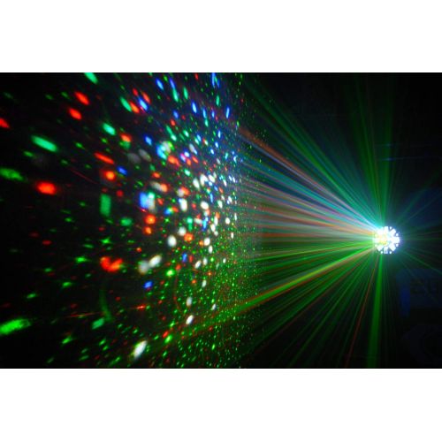  CHAUVET DJ Chauvet DJ Swarm 5 FX LED Derby Laser Light Effect + Hurricane H700 Fog Machine