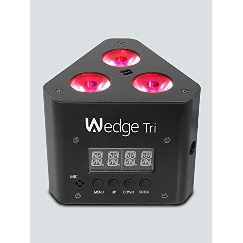  CHAUVET DJ Wedge Tri LED Wash Light wInfared Remote Control Included