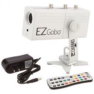 CHAUVET DJ EZGOBO Battery-Powered LED Gobo Projector wManual Zoom DJ Effect Light