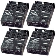 CHAUVET DJ Chauvet 4 Channel DJ Dimmer/Switch Relay Pack Light Controller (4 Pack) DMX-4