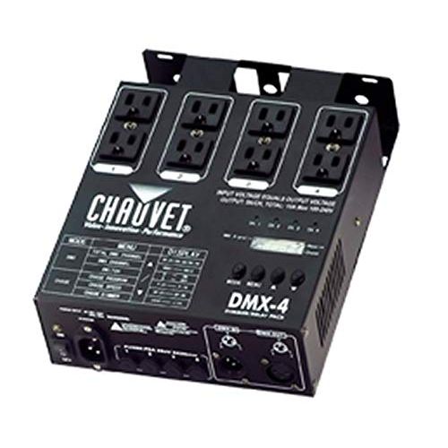  CHAUVET DJ Chauvet 4 Channel DJ DimmerSwitch Relay Pack Light Controller (4 Pack) DMX-4