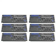 CHAUVET DJ Chauvet Obey 6 6-Channel DMX Universal DJ Lighting Controller | Up to 6 Fixtures (6 Pack)