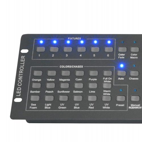  CHAUVET DJ Chauvet Obey 6 6-Channel DMX Universal DJ Lighting Controller | Up to 6 Fixtures (6 Pack)