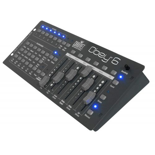  CHAUVET DJ Chauvet Obey 6 6-Channel DMX Universal DJ Lighting Controller | Up to 6 Fixtures (6 Pack)