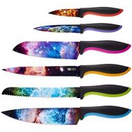 [아마존베스트]Chef's Vision Cosmos Kitchen Knife Set in Gift Box - Color Chef Knives - Cooking Gifts for Husbands and Wives, Unique Wedding Gifts for Couple, Birthday Gift Idea for Men, Housewarming Gift New