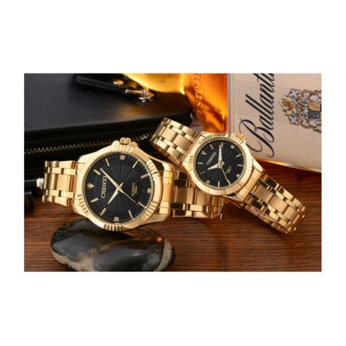  CHENXI Fashion Casual Gold Watch for Men and Women