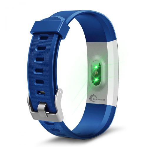  CHEREEKI Fitness Armband, Fitness Tracker Uhr mit Pulsmesser, Wasserdicht IP67 Aktivitatstracker Pulsuhren Bluetooth Smart Armbanduhr Schrittzahler mit Schlafmonitor Kalorienzahler