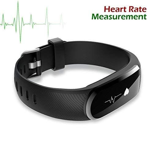  CHEREEKI Fitness Tracker [Verbesserte Version] mit Herzfrequenzmesser, IP67 Wasserdicht Aktivitatstracker Sport Uhr Schrittzahler