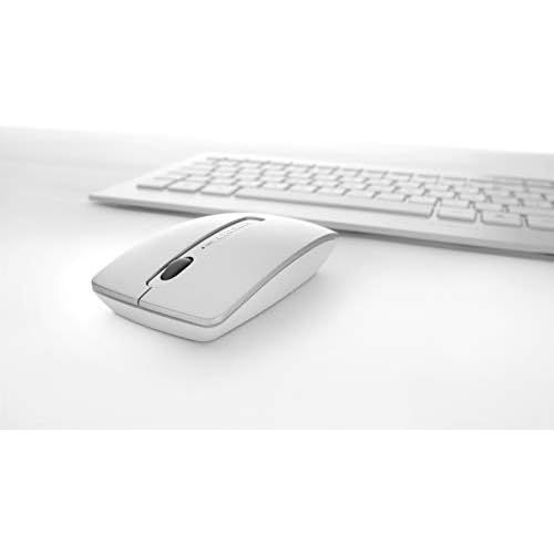  [아마존베스트]CHERRY DW 8000 RF Wireless QWERTZ German Silver, White Keyboard (Standard, Wireless, RF Wireless, QWERTZ, Silver, White, Mouse Included)