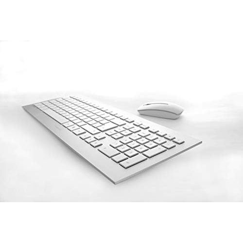  [아마존베스트]CHERRY DW 8000 RF Wireless QWERTZ German Silver, White Keyboard (Standard, Wireless, RF Wireless, QWERTZ, Silver, White, Mouse Included)