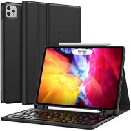 [아마존베스트]CHESONA Keyboard Case for iPad Pro 11 2020 (2nd Generation), iPad Pro 11 Case with Keyboard 2018 - Wireless Detachable - with Pencil Holder - Flip Stand Cover - iPad Pro 11 inch Keyboard f