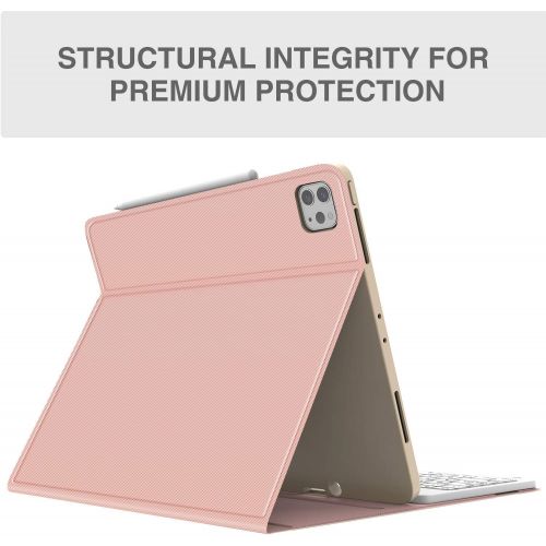  [아마존베스트]CHESONA Keyboard Case for iPad Pro 12.9 2020 4th Generation, iPad Pro 12.9 Case with Keyboard 3rd Generation 2018 - Wireless Detachable - with Pencil Holder - Stand Cover - iPad Pro 12.9 K