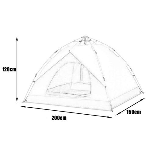  CHEXIAOcx CHEXIAO Outdoor-Zelt, Geschwindigkeit Offen Sonnenschirm Doppelzelt Strand Camping Automatische Stretch Automatische Zelt