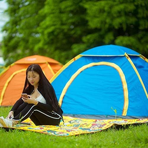  CHEXIAOcx CHEXIAO Automatisches Zelt Outdoor Double Family Set Sonnenschutz Camping Camping Atmungsaktives Mesh Anti-Moskito