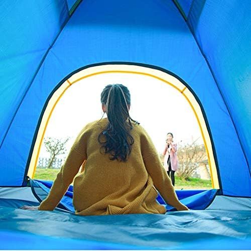  CHEXIAOcx CHEXIAO Automatisches Zelt Outdoor Double Family Set Sonnenschutz Camping Camping Atmungsaktives Mesh Anti-Moskito