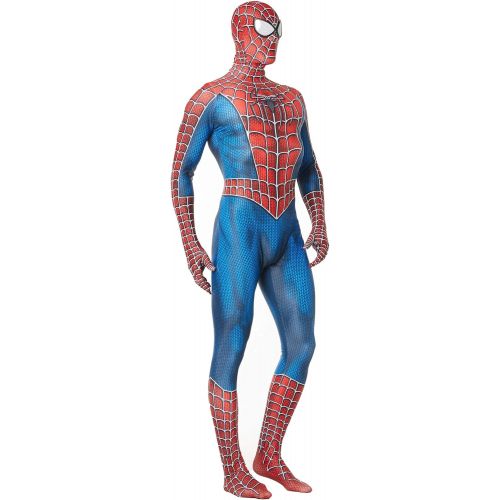  할로윈 용품CHGCHLCO The Amazing Spider-Man Peter Costume Adult & Kid Unisex Spandex Raimi Spiderman Halloween Cosplay Zentai Suit