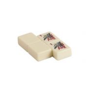 CHH 166 Pcs Western Mah Jong Color Ivory Tile Set