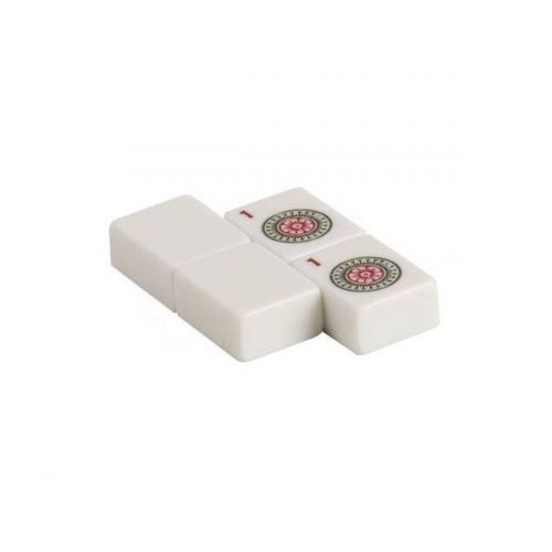  CHH 166 Pcs Western Mah Jong Color White Tile Set New