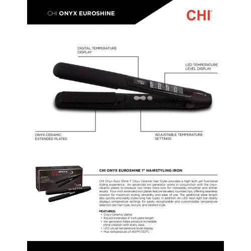  CHI Onyx Euro Shine Styler