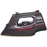 [아마존베스트]CHI Steam Iron with Retractable Cord, Titanium Infused Ceramic Soleplate & Over 400 Steam Holes, Professional Grade, Gray (13109),