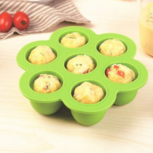  [아마존베스트]CHICIRIS Silicone Egg Rack, 7 Hole Quick Steam, Egg Rack Holder Pressure Cooker Accessories Can Be Used For Egg Steamer, Refrigerator, Microwave and Oven