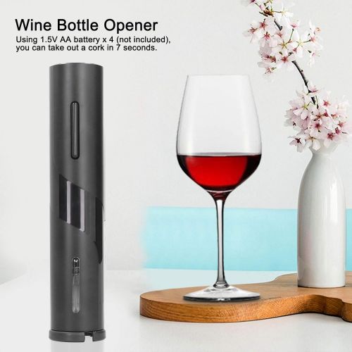  [아마존베스트]CHICIRIS Electric Wine Bottle Opener, LED Light USB Rechargeable Automatic Bottle Opening Tool with Aluminium Foil Cutter, Portable Beer Can Lid Opener Tool for Home Hotel Campin