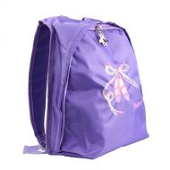 CHICTRY Kids Girls Ballet Shoes Embroidered Dance Shoulder Bag Dancing School Ballet Gym Backpack