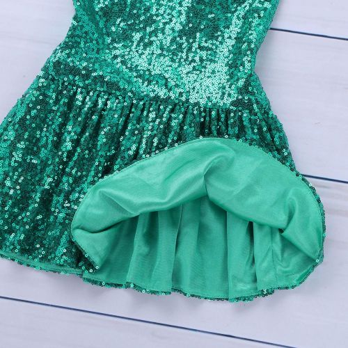  CHICTRY Toddler Girls Fancy Mermaid Costume Halloween Sequins Tutu Skirt Tails Dress up