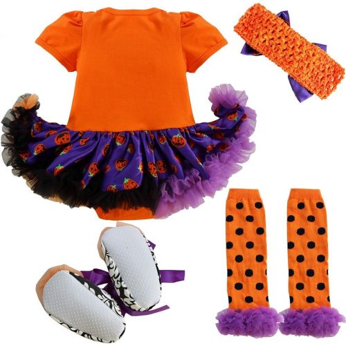  CHICTRY Infant Baby Girls 1st Halloween/Christmas Costume Princess Tutu Dress Romper Outfit Set