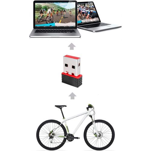  CHILEAF ANT310 ANT+ USB Stick Dongle for Wahoo,Garmin, Suunto, Zwift, TacX, Bkool, PerfPRO Studio, CycleOps, TrainerRoad to Upgrade Bike Trainer, Forerunner, Win7&10, MacBook,TacX