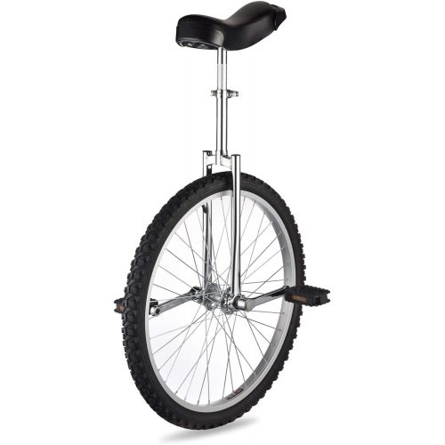  CHIMAERA 24 Wheel Unicycle Skid-Proof Chrome Outdoor Cycling Hobby Circus Recreational